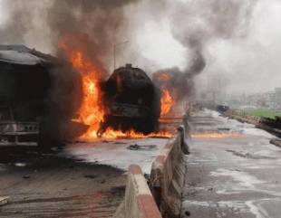 Breaking: Students, others killed in Kogi petrol tanker explosion.
