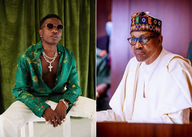 “Donald Trump is not your business! Old Man! – Wizkid blasts President Buhari