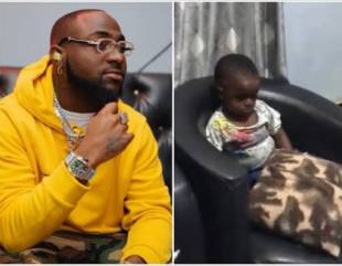 Funny moment little boy wakes up from sleep to dance to Davido’s Fem (Video)