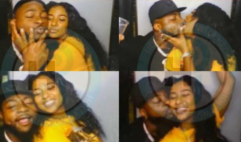 Pictures of Davido Kissing Young M.A’s Ex Surfaces online