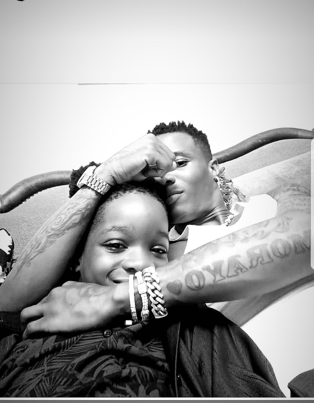 “My First Love”- Wizkid Flaunts First Son on His Birthday