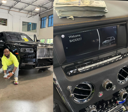 Davido buys his first Rolls Royce; costs Over 200 Million Naira.