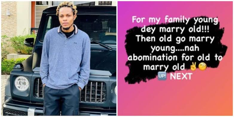 “In my family it is an abomination for the elderly to marry each other.”- Regina Daniels brother