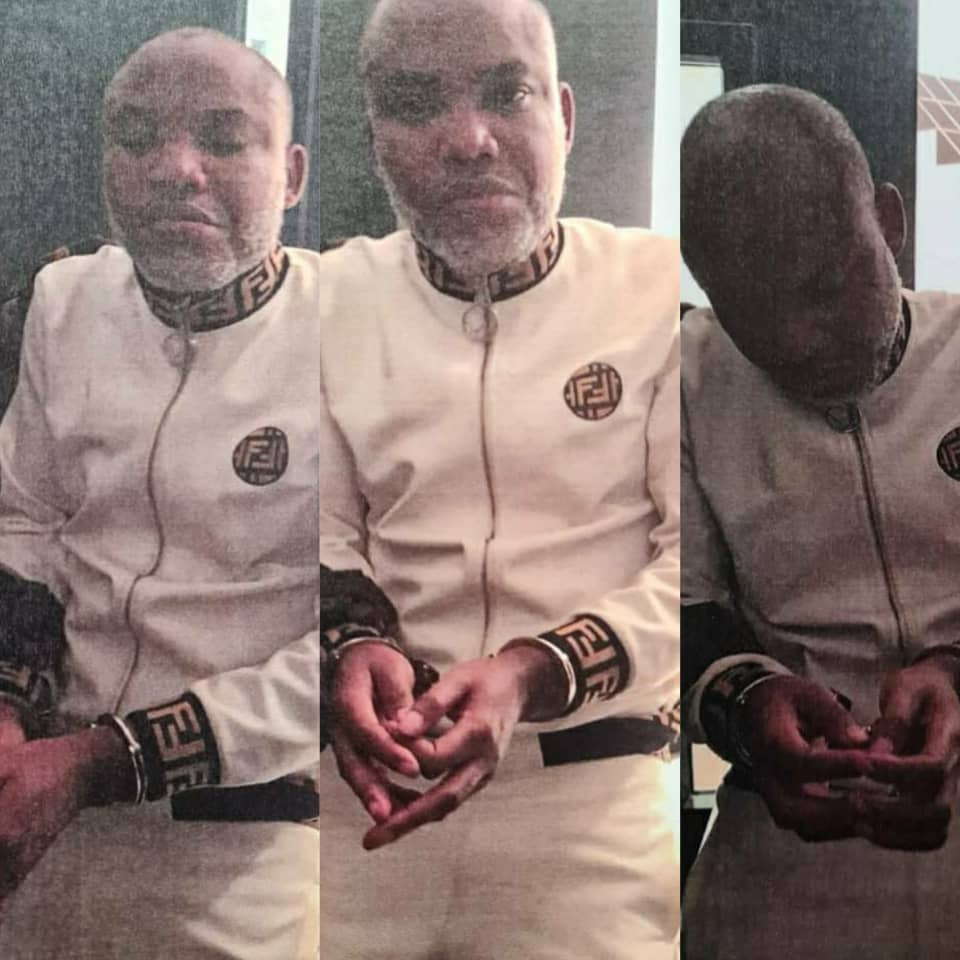 Breaking: FG arrests IPOB leader, Nnamdi Kanu (photos)