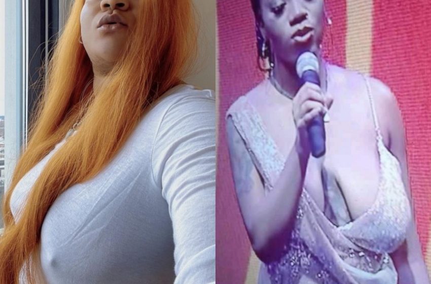 Nkechi Blessing Goes Braless to Defend BBNaija’s Angel Shamed For the Shape of Her Breasts