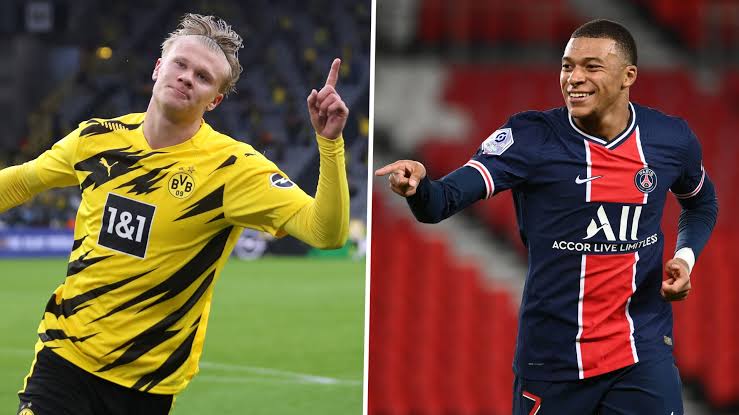 Haaland and Mbappe tipped to become superstars of world football
