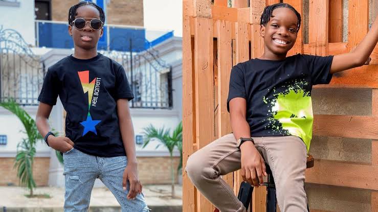 Wizkid son’s, Tife tries to convince his mother in Yoruba why he should attend a boarding school. (Video)