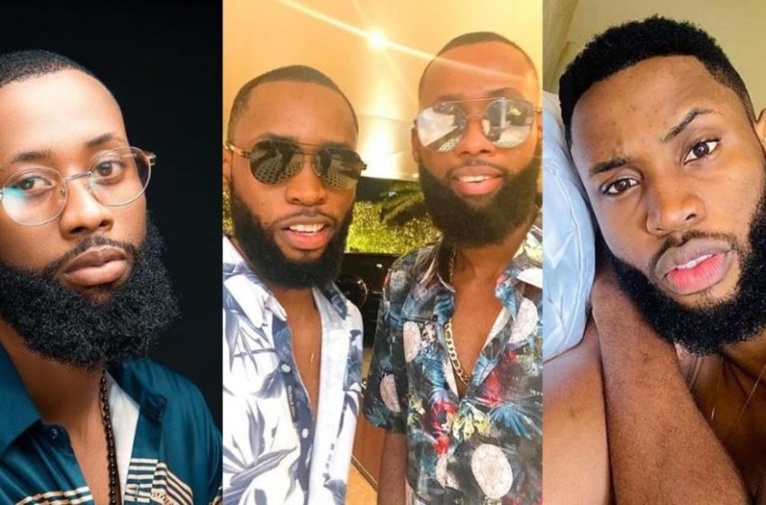 Reactions as Tochi Shares Photo of Himself With New BBNaija Housemate, Emmanuel