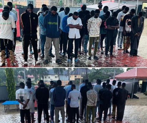 37 Suspected Internet Fraudsters Paraded in Oyo