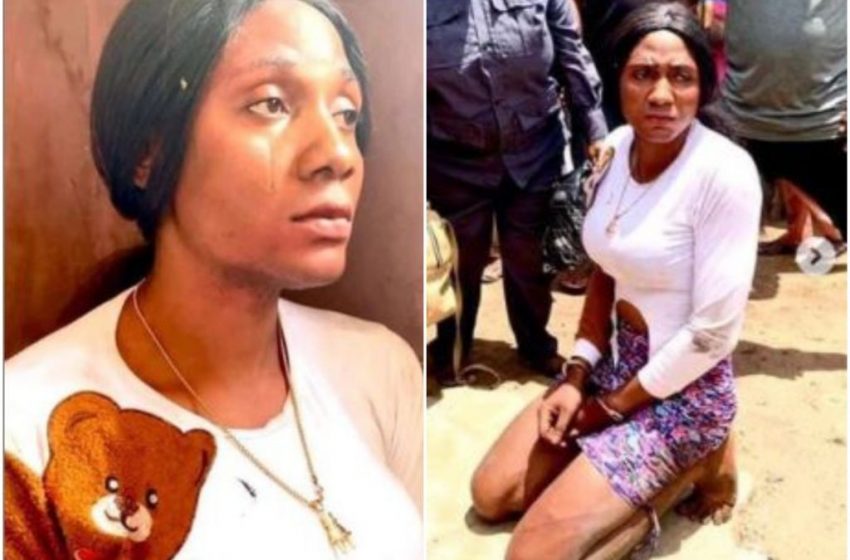 ‘Male’ Cross Dresser Disgraced In Kogi (Photo)