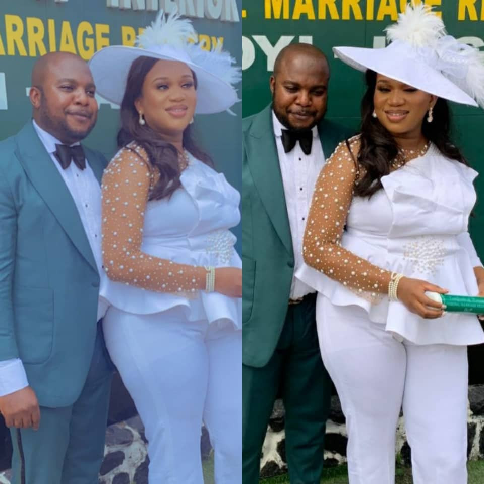 Wedding Photos of Ubi Franklin’s Ex And Her New Husband, Steve Thompson (Photos)