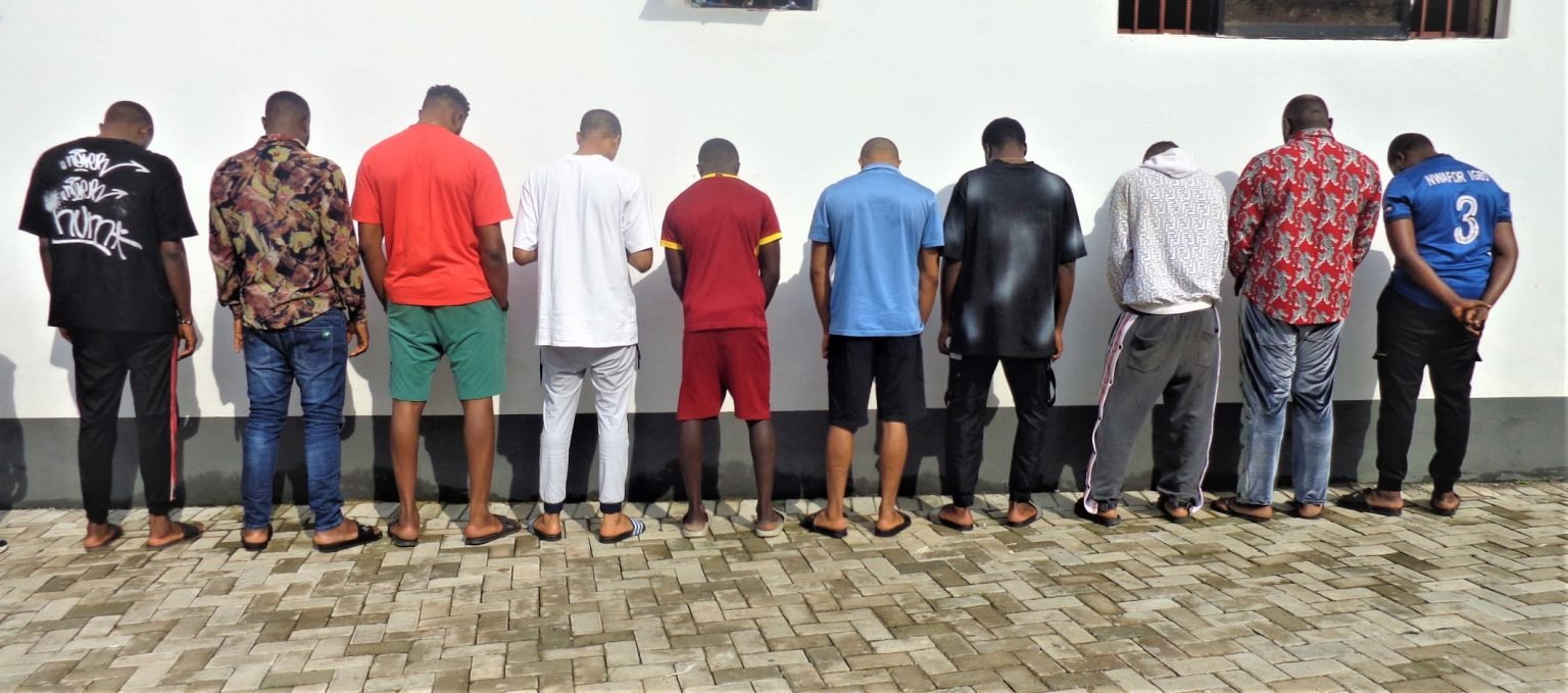 Luxury Cars Recovered As EFCC Arrests 42 Internet Fraud Suspects In Anambra, Enugu (Photos)