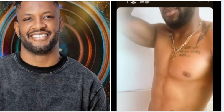 BBNaija’s Cross mistakenly posts his full nude video on Snapchat (18+ photo)