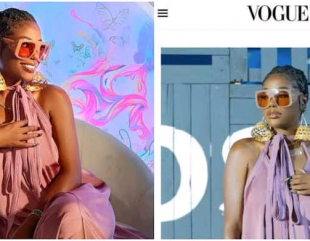 Davido’s babymama,  Sophie Momodu gets recognized by Vogue Magazine and CNN over her outfit to Lagos Fashion Week.