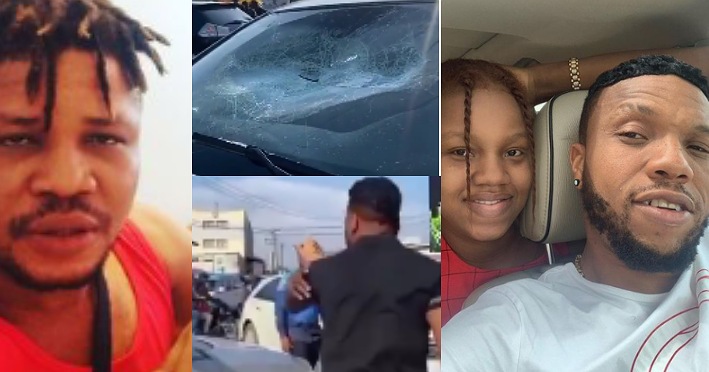 Charles Okocha Goes Mad After Spotting His Daughter Inside A Car With A Man