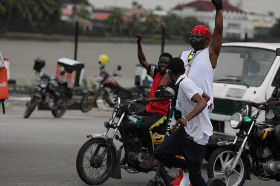 Charly Boy Joins Endsars Memorial Protest At Lekki Toll Gate