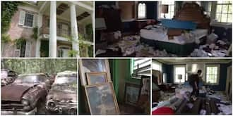 Man Discovers Old Abandoned Mansion with 100s of Cars, Lovely Paintings & Luxury Furniture, Shares Clip of it