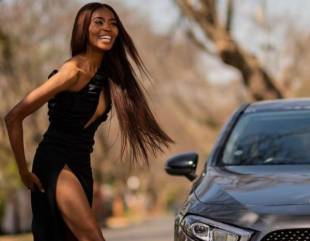 Miss SA, Lalela receives her new car (Photos)