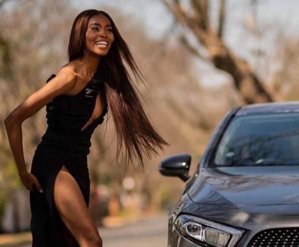 Miss SA, Lalela receives her new car (Photos)