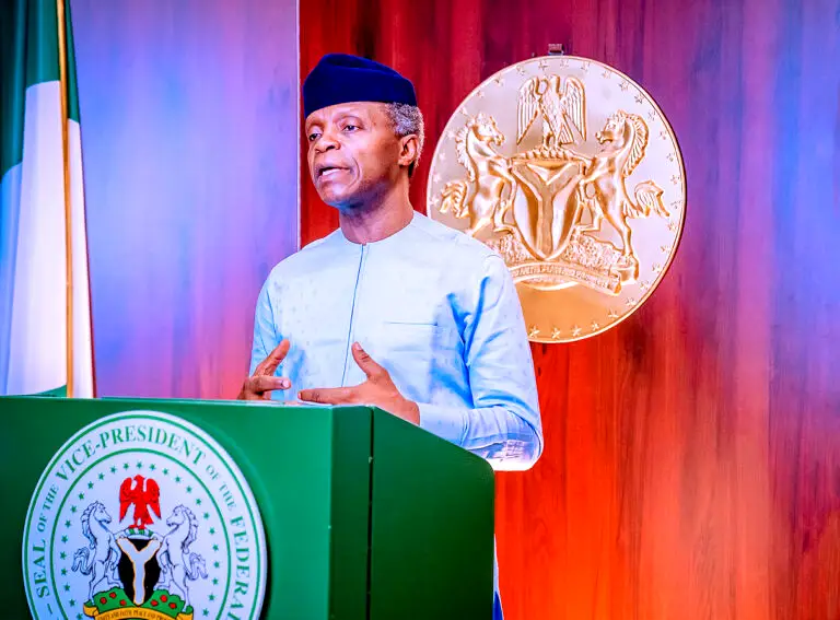 Don’t Be Distracted By Yahoo Boys With Fancy Cars, They Will Go To Jail – Osinbajo