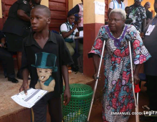 70-year-old woman rejoices as she votes during Anambra elections, says she is the most happiest woman on earth.