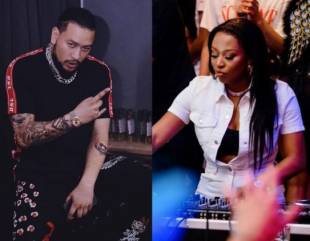 AKA spotted hyping DJ Zinhle at a show (Video)