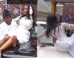 Man Rewards His Wife With 2 Cars On Their 8th Wedding Anniversary (Pix, Video)