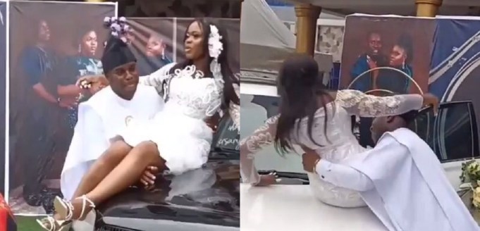 Man Rewards His Wife With 2 Cars On Their 8th Wedding Anniversary (Pix, Video)