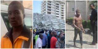 19-year-old boy explains how he survived from ikoyi building