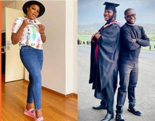 Funke Akindele Proudly Celebrates Her Son Josiah As He Graduates From A School In The UK