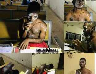 FUTO Student Dressed As A Native Doctor To A Night Class To Read For Exam (Photos)