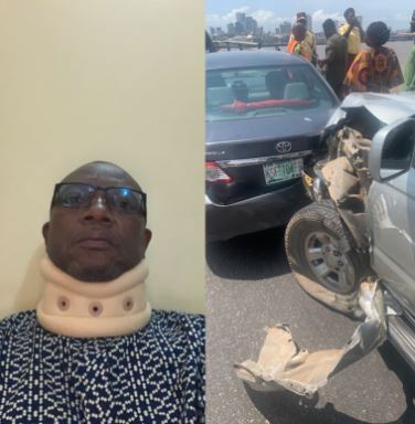 ”I Was Saved By The Seat Belt” – Dr Joe Abah Reveals He Was Involved In An Accident On Third Mainland Bridge