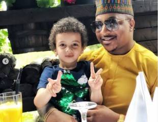 Nollywood Actor IK Ogbonna Shares Videos Of His Son Hyping Him.