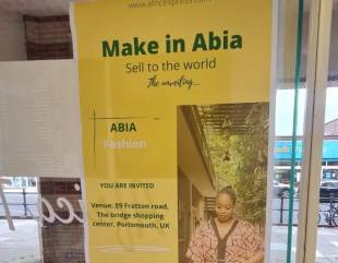 Nigerian Man Opens Made In Aba Collections In UK (Pictures)