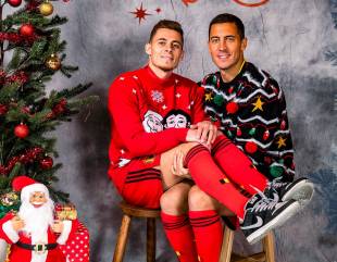 Belgium football team release hilarious Christmas photos