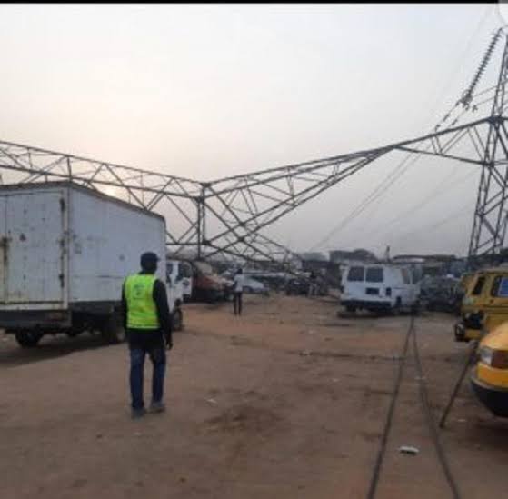 Panic as transmission lines fall in Lagos on Christmas Eve