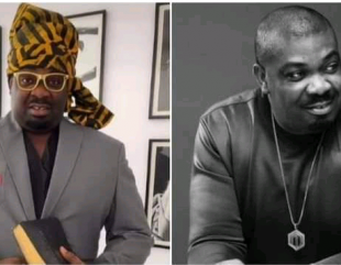 Don Jazzy dresses and talks like viral Mummy G.O in new video, many react.