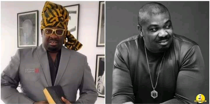 Don Jazzy dresses and talks like viral Mummy G.O in new video, many react.