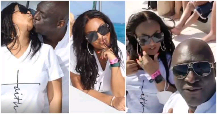 Sammie Okposo vacations with wife in Mexico despite infidelity drama.