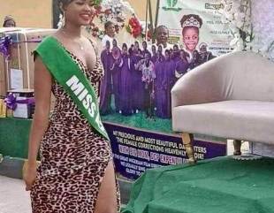 Moment alleged killer of Super TV boss, Chidinma showed off her runway skills during ‘Miss Cell 2022’ pageantry (Video)