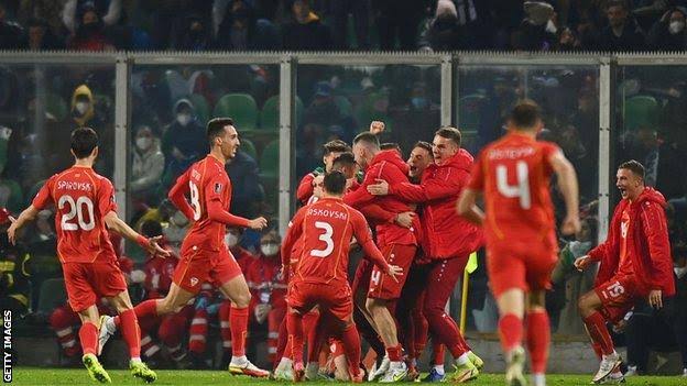 World Cup 2022: Italy stunned by North Macedonia in play-offs