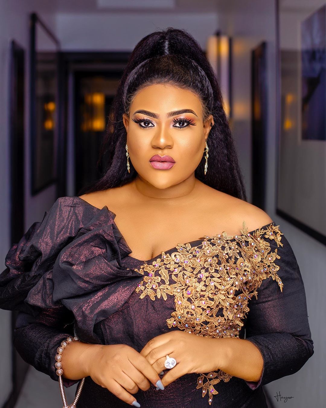 Nkechi Blessing Laments the Challenge of Wearing a N1.5 Million Corset Outfit