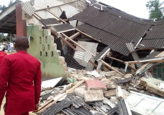 6 worshippers injured as church collapses in Lagos state