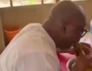 Fayose Visits Amala Joint After Picking His Presidential Nomination Form (Video)