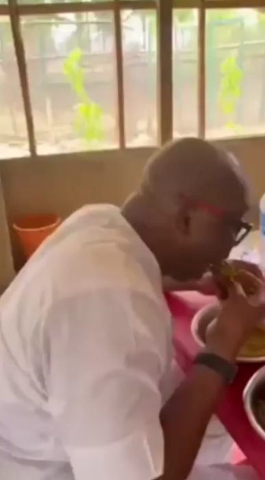 Fayose Visits Amala Joint After Picking His Presidential Nomination Form (Video)