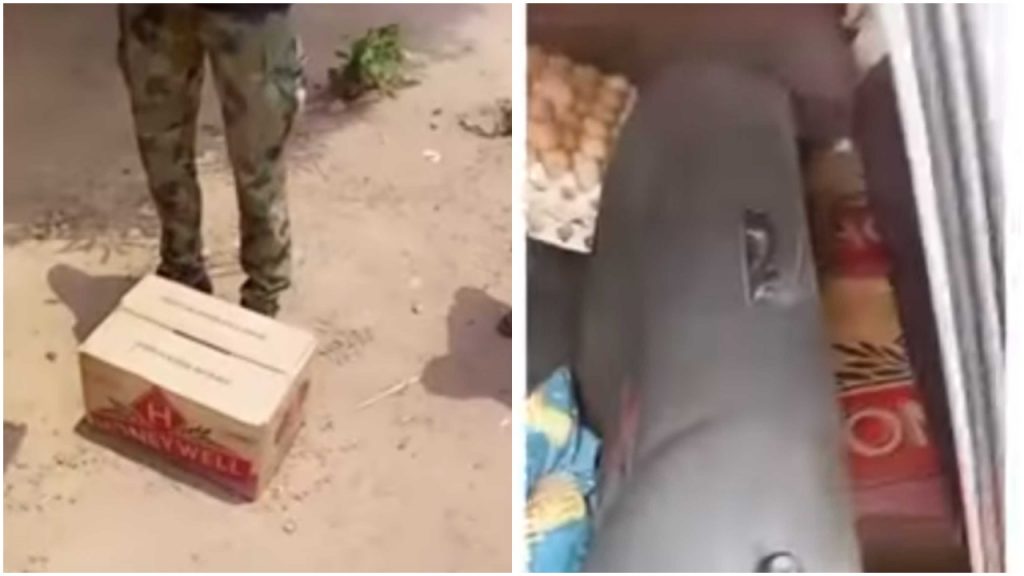 Nigerian Soldiers Intercept Vehicle Allegedly Taking Money, Other Supplies To Bandits (Video)