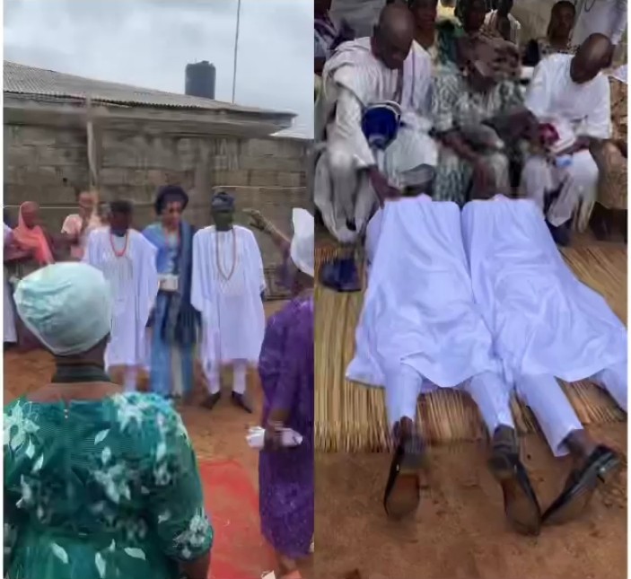 Nigerian Twins Marry Same Bride On The Same Day (Photo+Video)