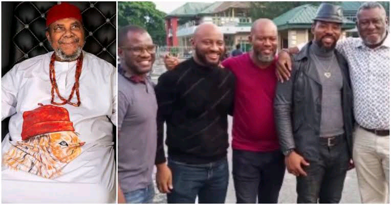 Despite drama surrounding his second marriage, Yul Edochie reunites with his brothers, shares video. (VIDEO)