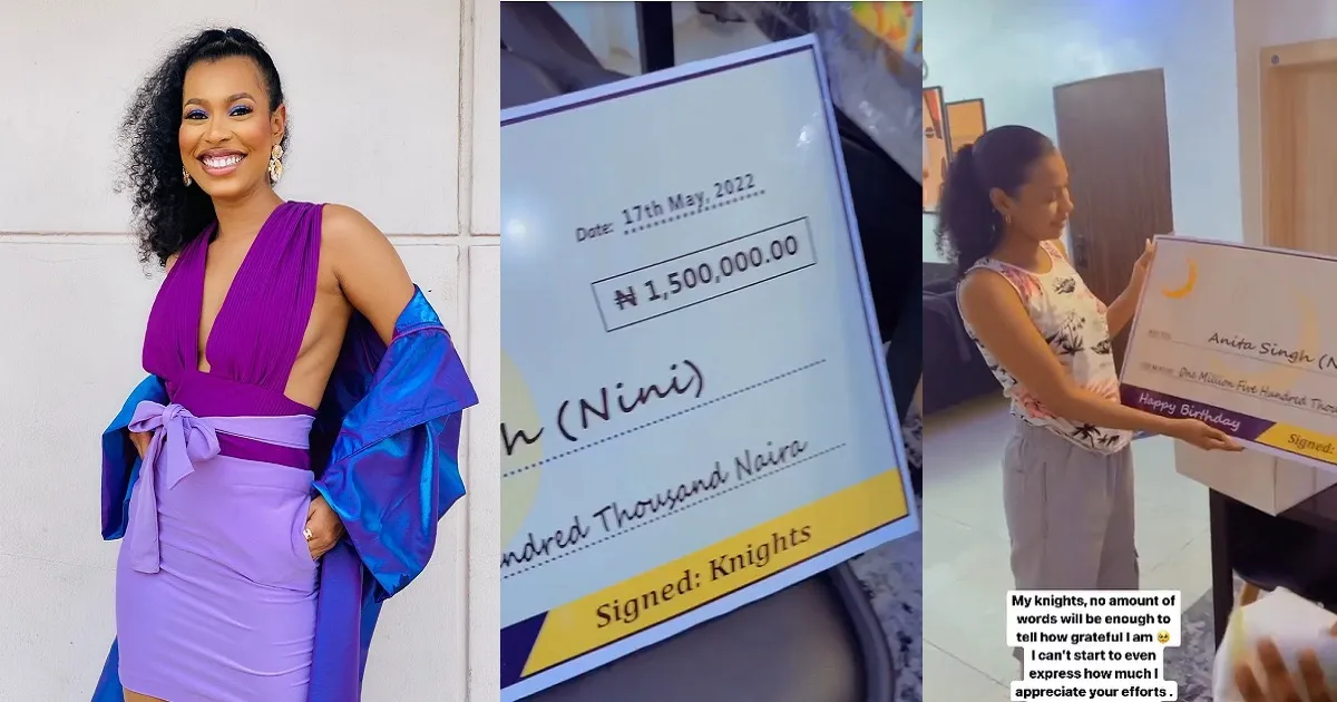 BBNaija star, Nini Singh receives N1.5 million from fans on her birthday