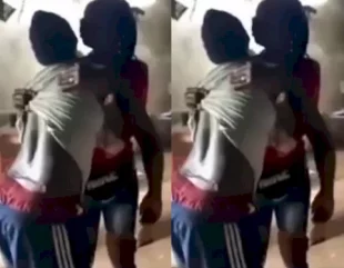 Man struggles to stand after sleeping with three sex workers at a brothel (VIDEO)